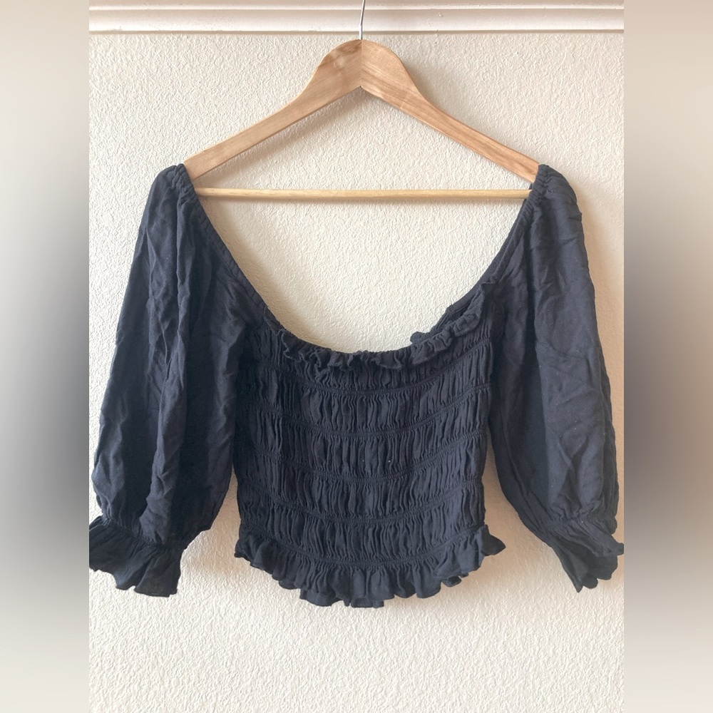 Urban Outfitters Cropped Off-Shoulder Top